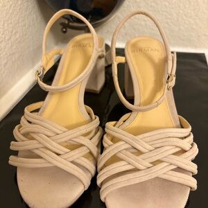 Alexandre Birman Cream Strappy Heels